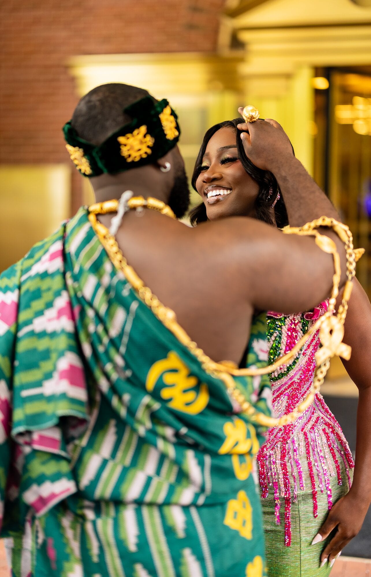 Behind the Fan: Henry & Genevieve's Virginia Wedding · 5