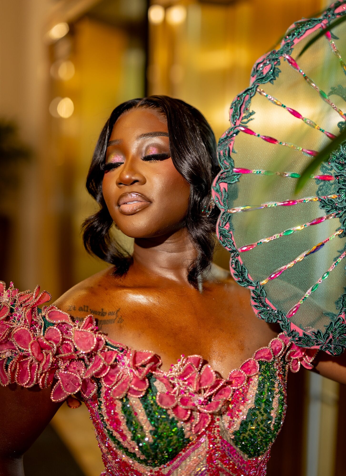 Behind the Fan: Henry & Genevieve's Virginia Wedding · 1
