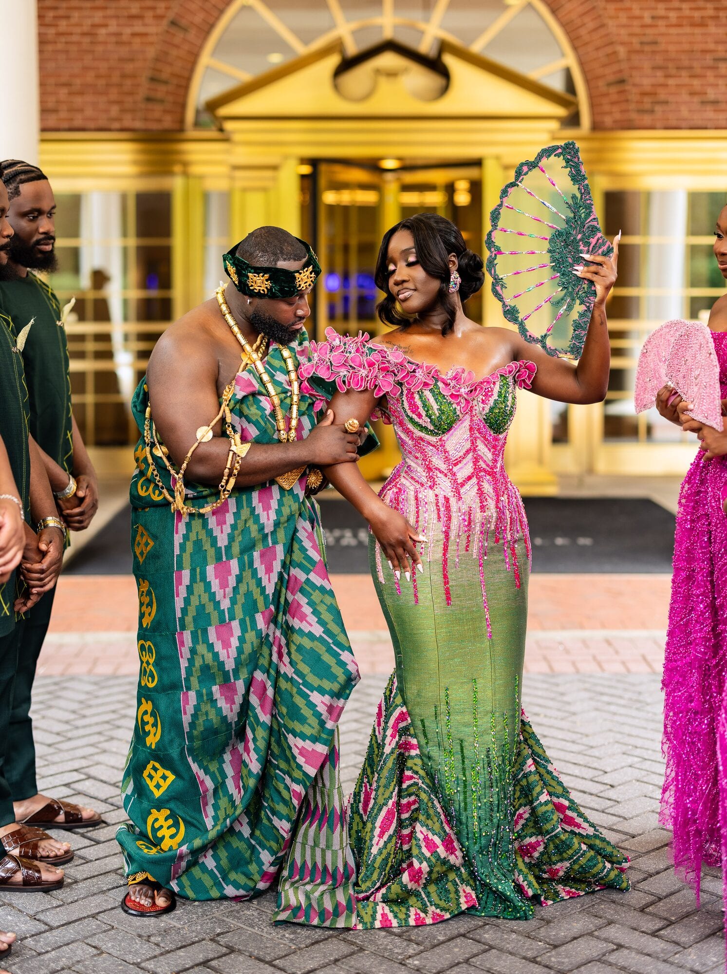 Behind the Fan: Henry & Genevieve's Virginia Wedding · 4