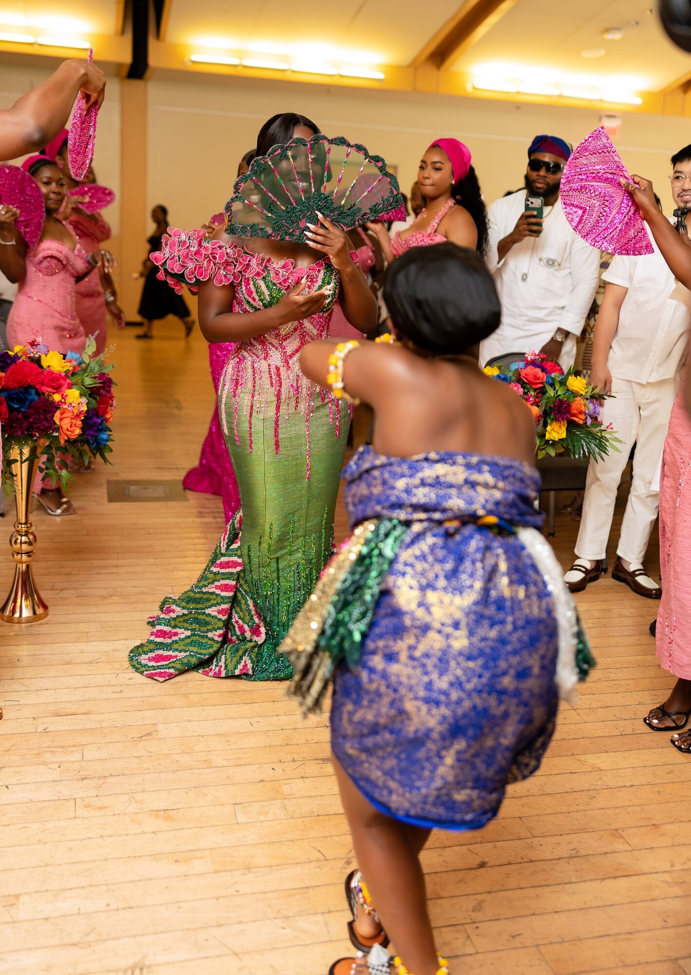 Behind the Fan: Henry & Genevieve's Virginia Wedding · 3