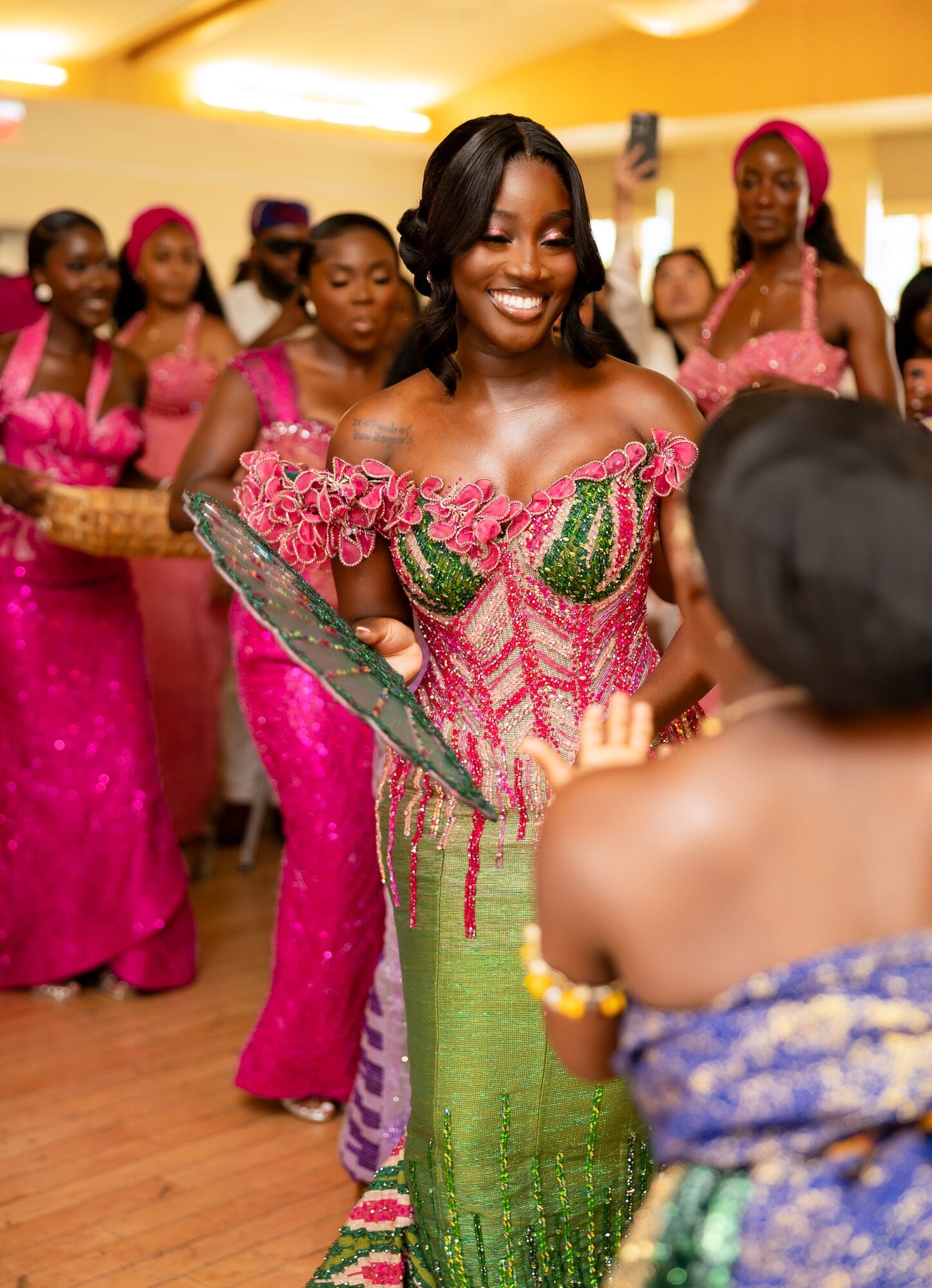 Behind the Fan: Henry & Genevieve's Virginia Wedding · 4