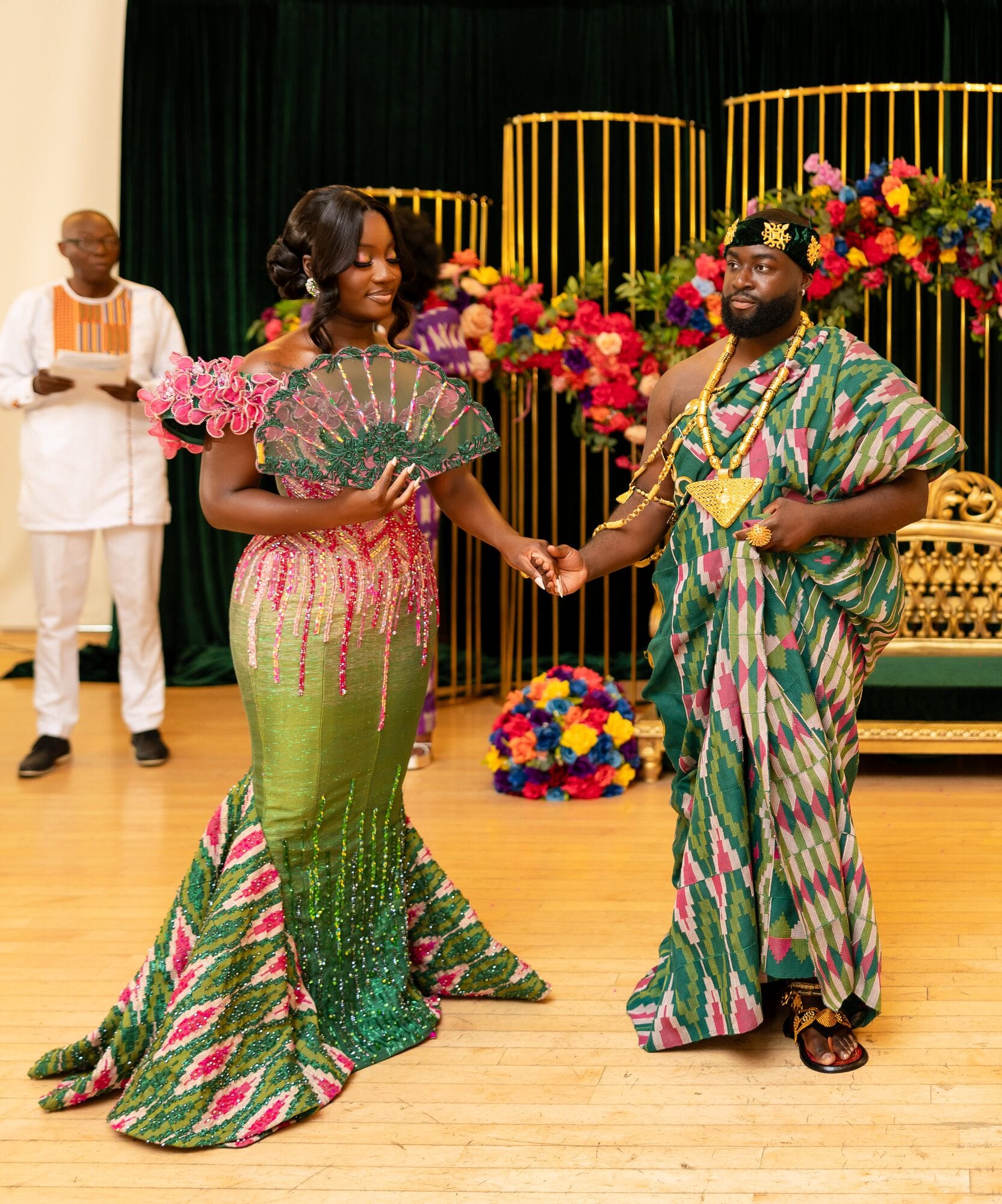 Behind the Fan: Henry & Genevieve's Virginia Wedding · 3