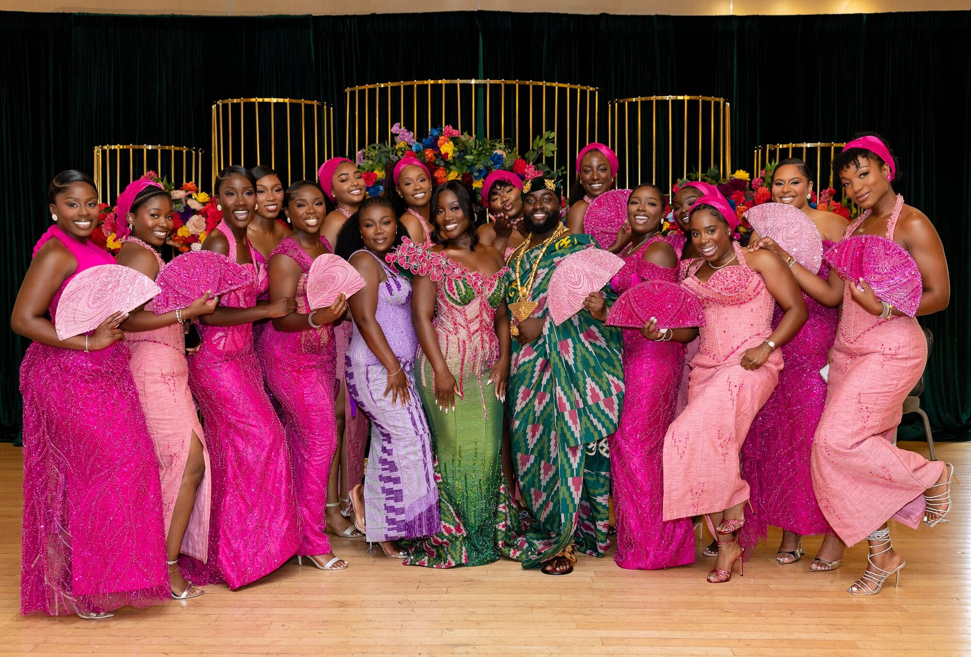 Behind the Fan: Henry & Genevieve's Virginia Wedding · 5
